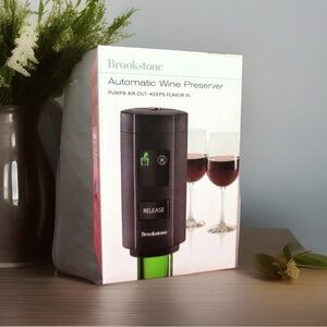 Brookstone Black Wine Preserver
